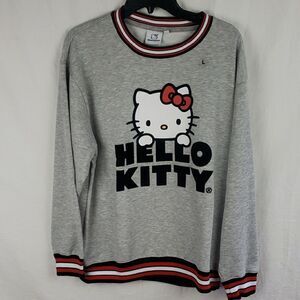 Hello Kitty Women's Large Gray Sweatshirt